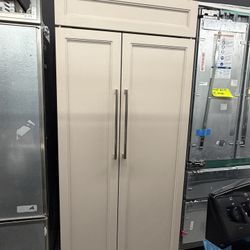 Sub Zero Built In 36” Refrigerator Side By Side Panel Ready