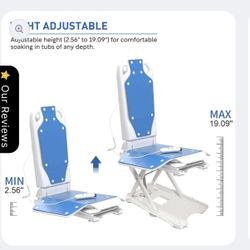 MAIDeSite Electronic Chair Lift 300lbs Capacity Waterproof Cordless Adjustable 