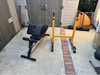 Set workout equipment