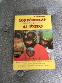 LIBRO “100 FÓRMULAS PARA LLEGAR AL  ÉXITO “, Nuevo