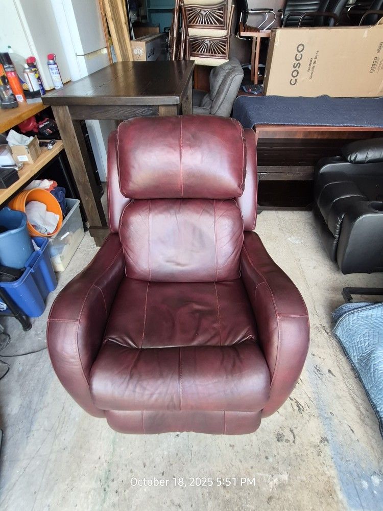Super Soft Leather Recliner