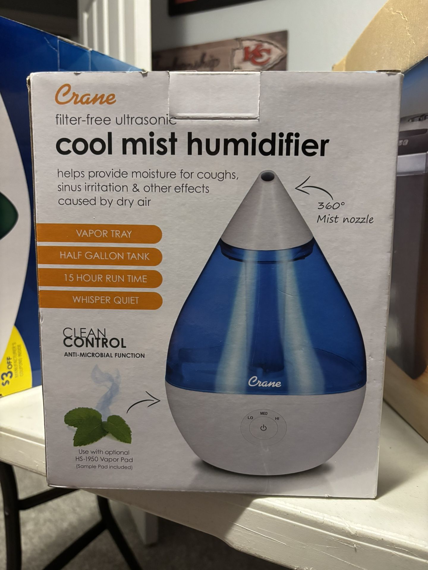 CRANE COOL MIST HUMIDIFIER