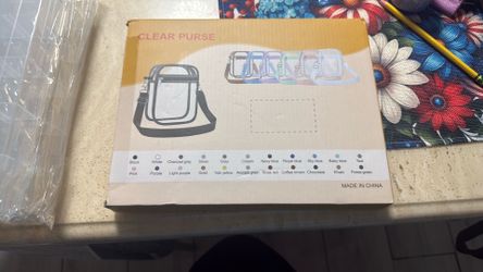 Clear purse for stadiums New