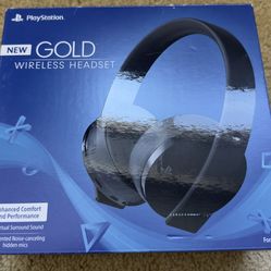 PlayStation Gold Wireless Headset