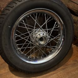 Harley Davidson Front Tire And Rim 
