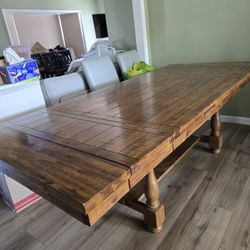 FREE Kitchen Dining Butcher Table Desk Wood Barn 