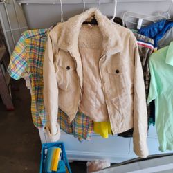 Woman's Corduroy Jacket Medium Size Very Good Shape