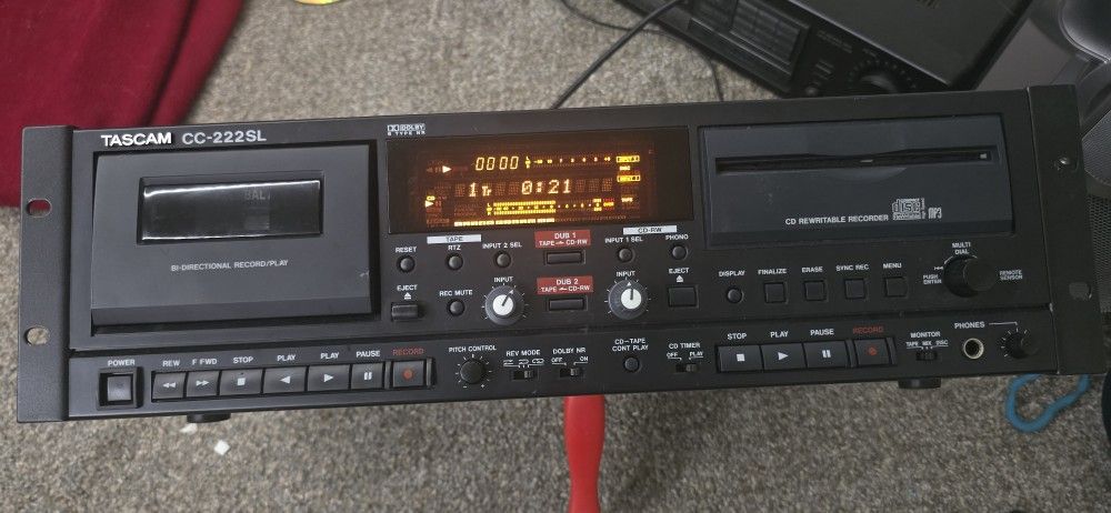 Tascam CC-222SL Cassette Plater CD Player