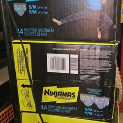 Ninjamas s/m 44ct. 3 Boxes For $45