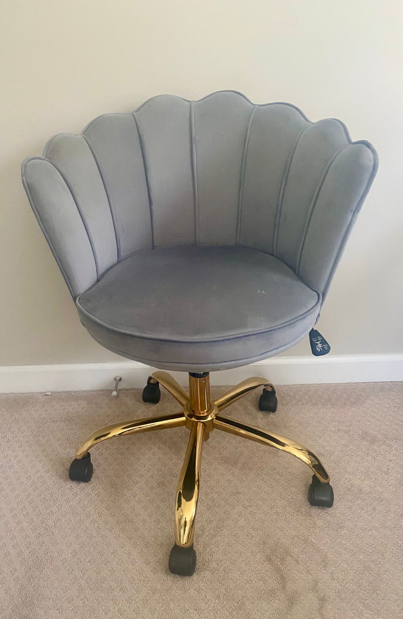 Grey Shell Chair