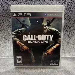 Call Of Duty Black Ops Sony PlayStation 3 PS3, TESTED & WORKING!