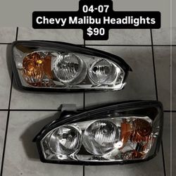04-07 Chevy Malibu Headlights 