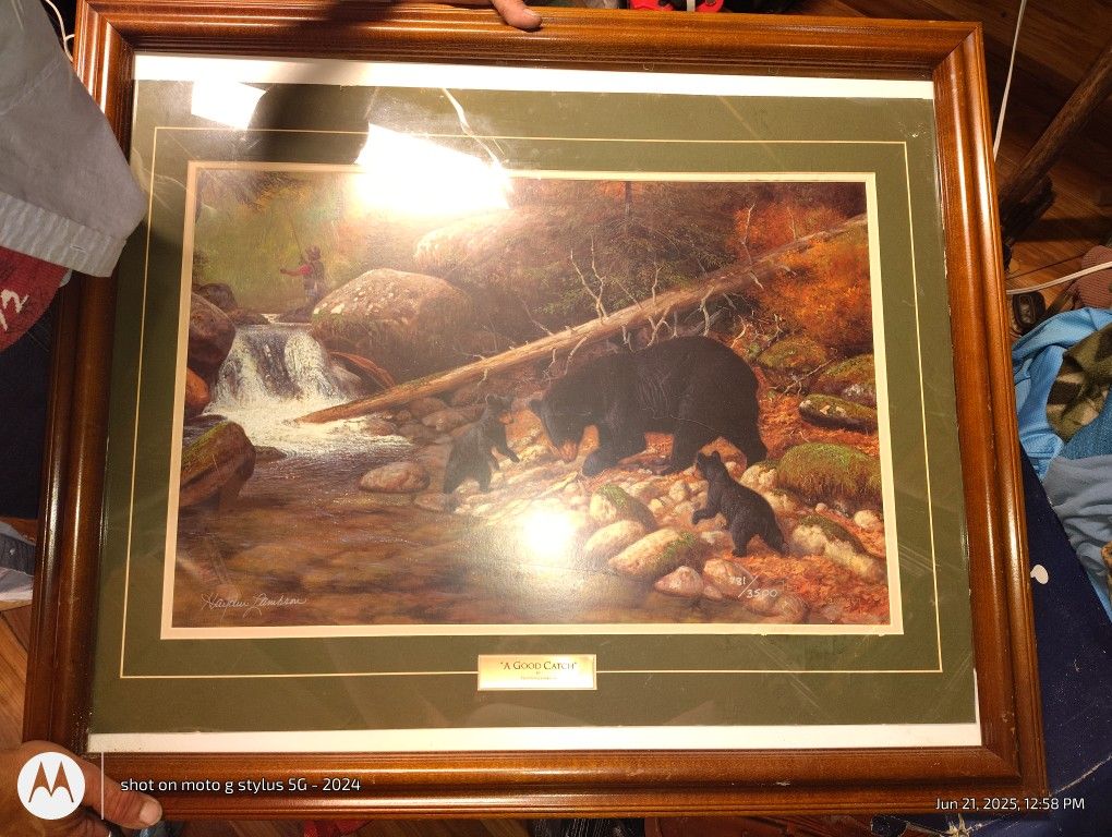 Original Painting " A Good Catch"