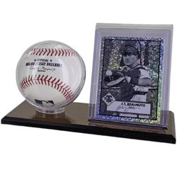 Baseball Card & Ball Wood Displays (20)