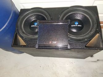 12s nemesis subwoofers in probox and Kicker DX1000.1D amp $250firm