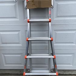 Little Giant Revolution M22 Aluminum 22ft Reach Type 1A Telescoping multi position ladder