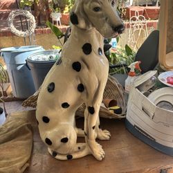 Large Dalmatian Ceramic Figurine