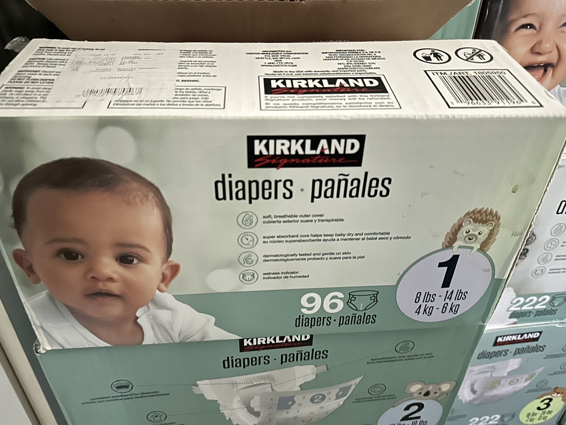 Size 01 Diapers 