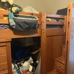Solid Wood Loft Bed