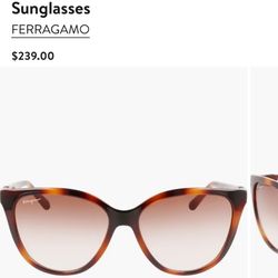 Salvatore Ferragamo  cat-eye sunglasses