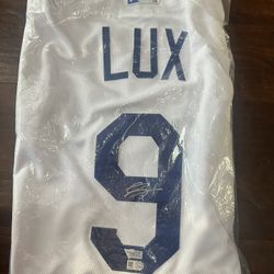 DODGERS Gavin Lux Fanatics Autograph NIKE Jersey Authentic 