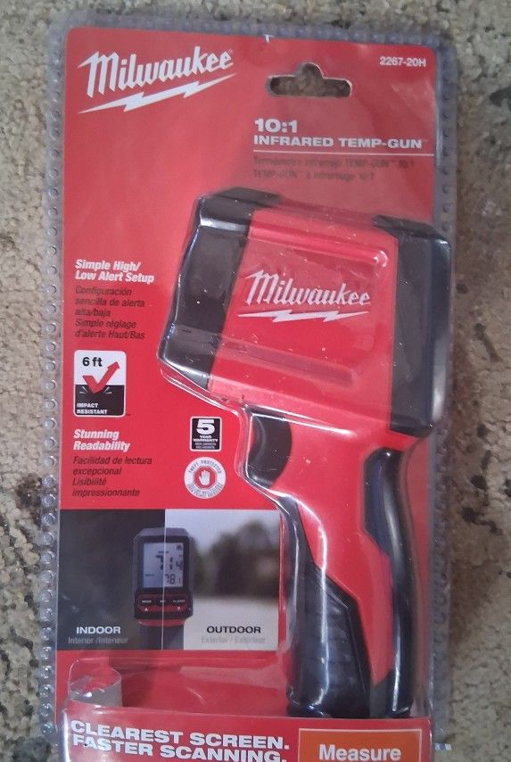 Milwaukee
10:1 Infrared Thermometer