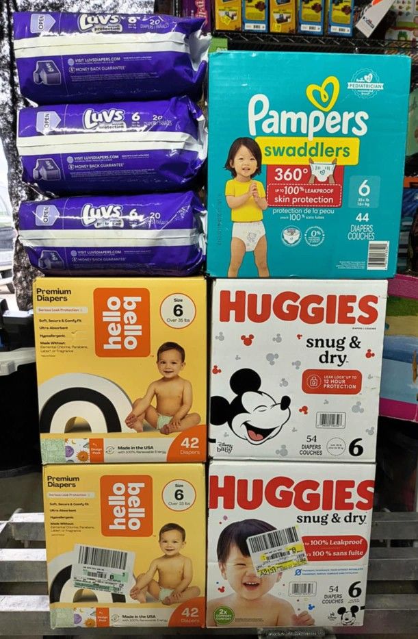 Size 6 Diapers