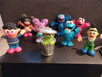 Sesame Street Character Figure Set of 8