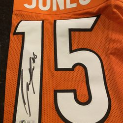 Charlie Jones - Cincinnati Bengals Autographed Signed Jersey - new 
