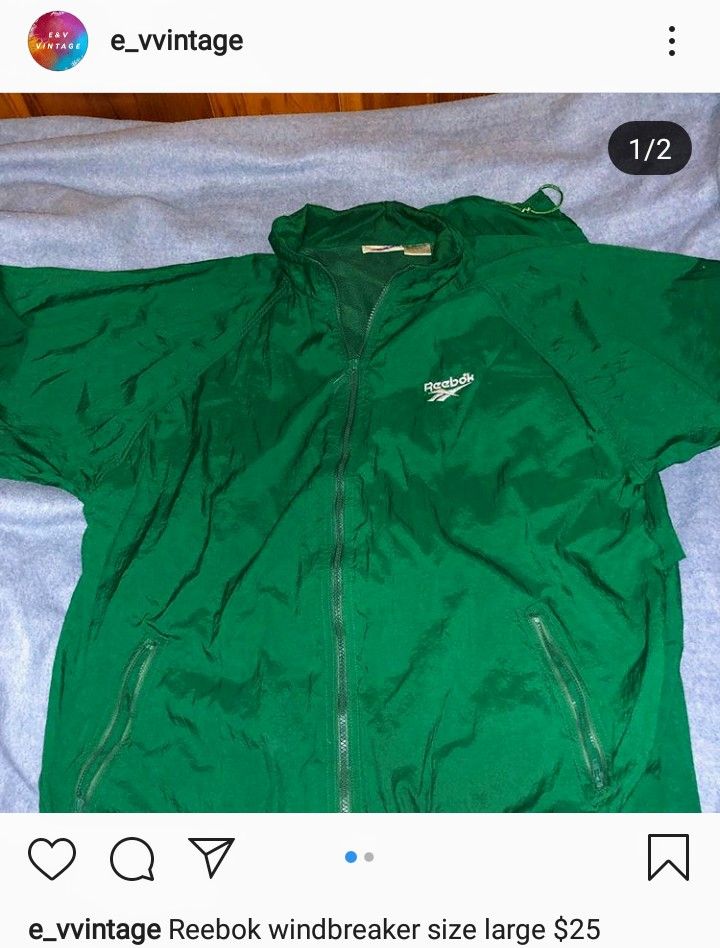 Vintage Rebok Windbreaker