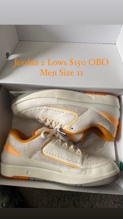 Jordan 2 Lows Men Size 11 $150 OBO