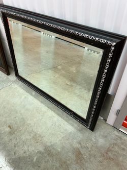 Large mirror framed ready to hang 30” x 48”