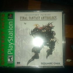 Final Fantasy Anthology Playstation Psx Ps1