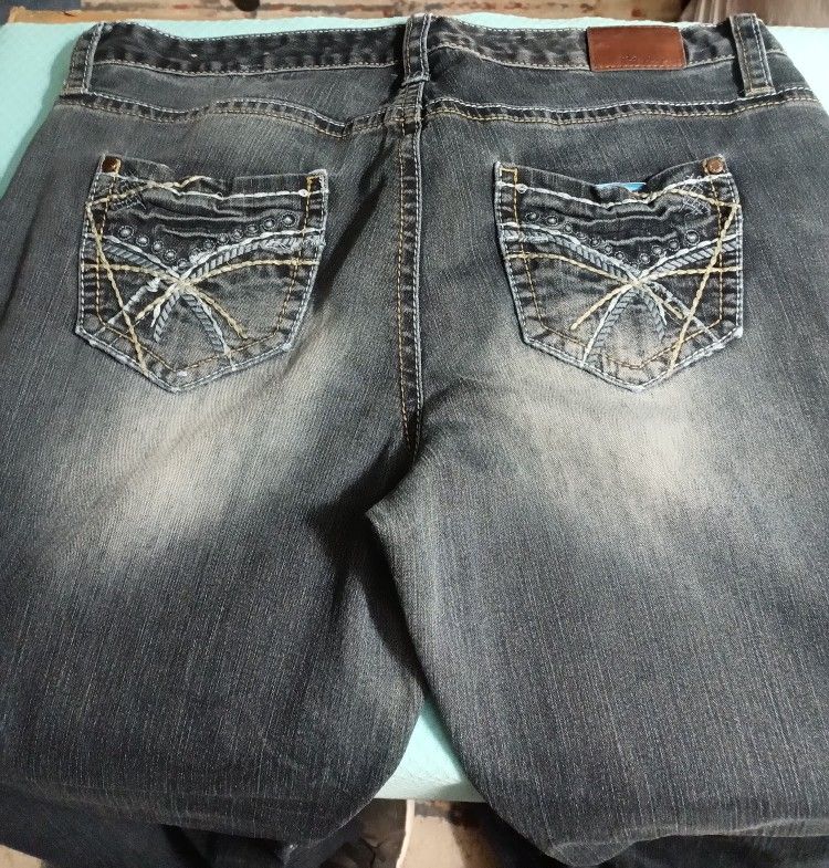 Black Distressed Maurice Jeans