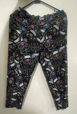 Dia de los Muertos capri pants Day of the Dead