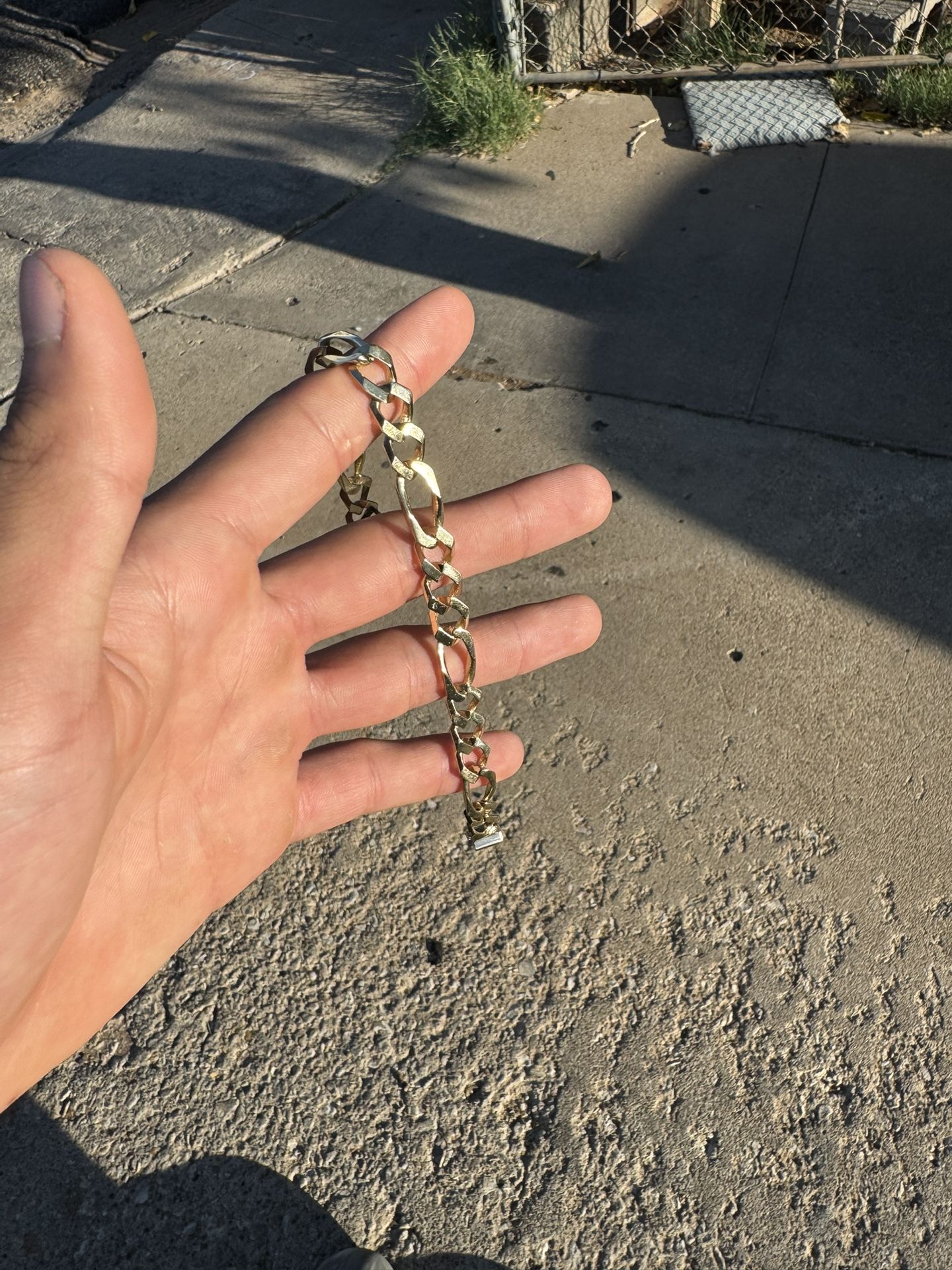 Figaro Gold Bracelet