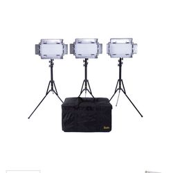 iKan Video Light LED 3pc Light Kit Brand New IB508 V2