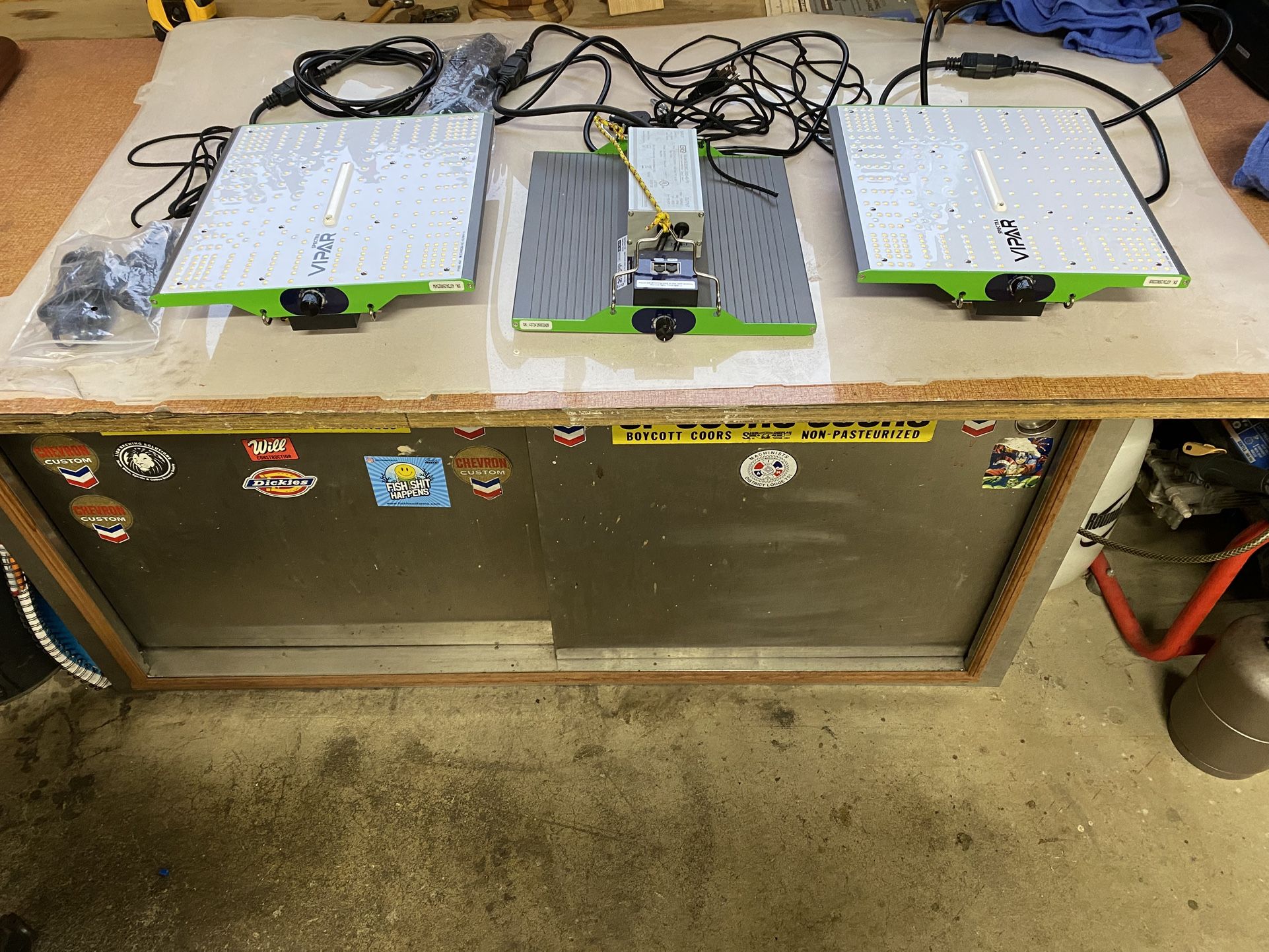 3 LED 1000 Watt Grow Lights.