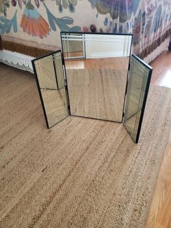 3-PANEL ART DECO MIRROR