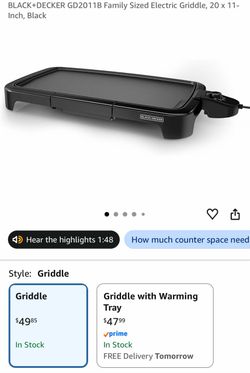 Electric Griddle / Electric Griddle BLACK+DECKER