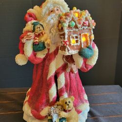 Vintage 2003 Boyds J&T Imaginations Peppermint Nick 8" Lighted Figurine #733203