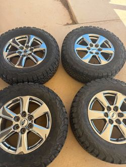 18 inch Ford f150 wheels and tires