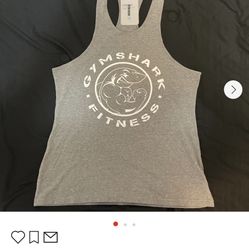 BRAND NEW GYM SHARK MUSCLE  SHIRT W TAGS ATTACTHED