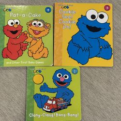 Set Of Gently Read Sesame Street Reader Books