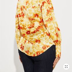 Fashionova Magnolia Floral Shirt 