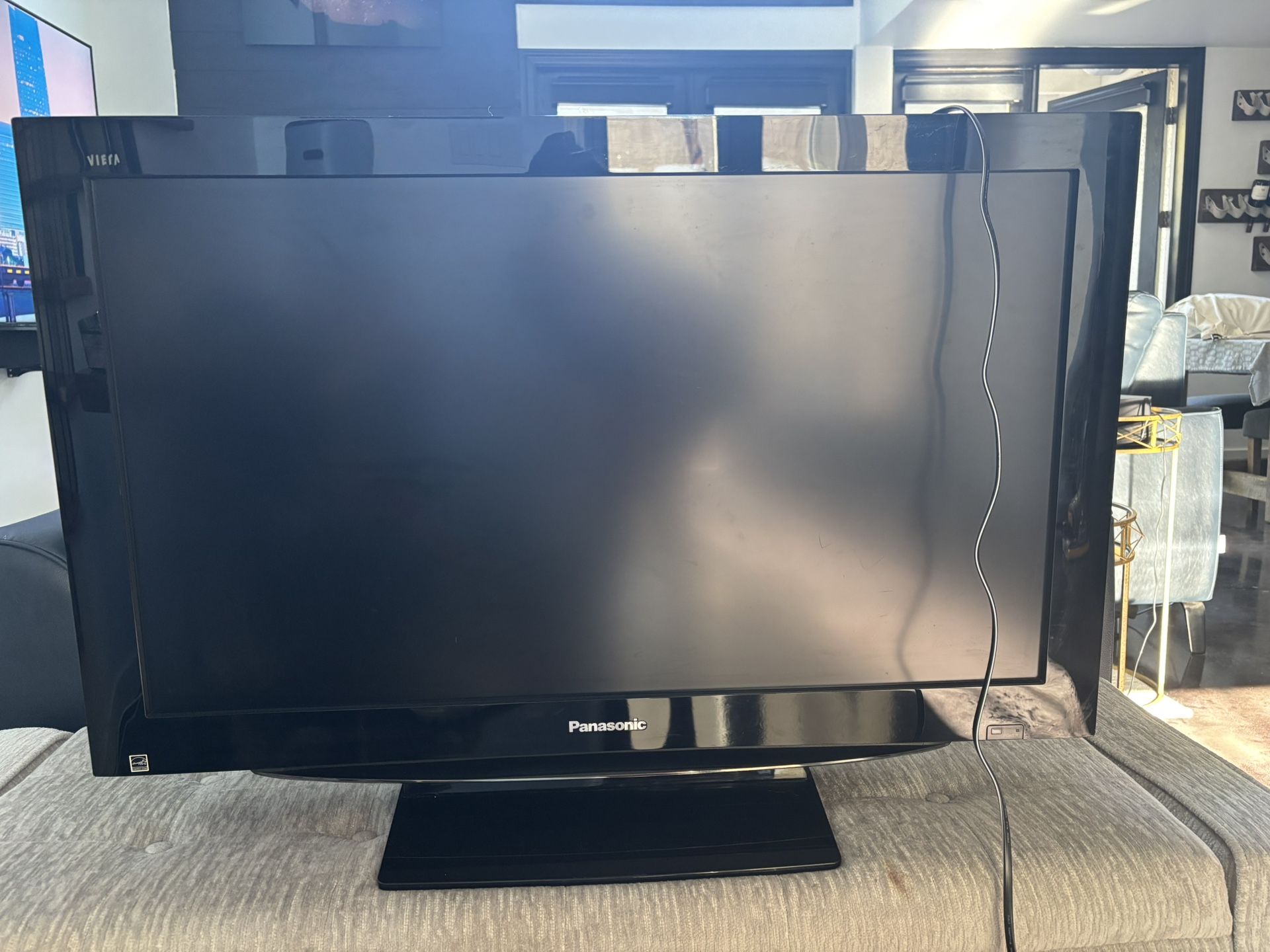 42” Panasonic TV with Stand & Remote