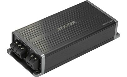 Kicker 47KEY500.1 Compact mono subwoofer amplifier with automatic tuning DSP — 500 watts RMS at 1 ohm