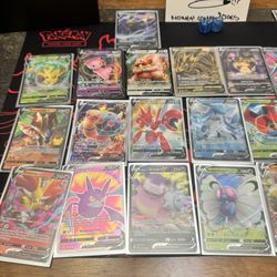 Pokemon Cards Full Art V + Black Star Promos 