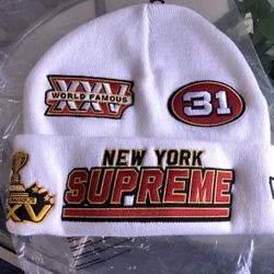 Supreme New Era Super Bowl Beanie New Deadstock