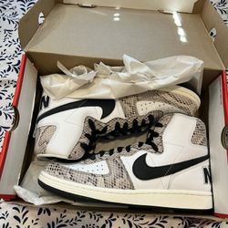 Nike Terminator High Cocoa Snake Black Sail Shoes